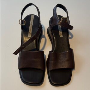 Easy Spirit Dark Brown Women's Sandals